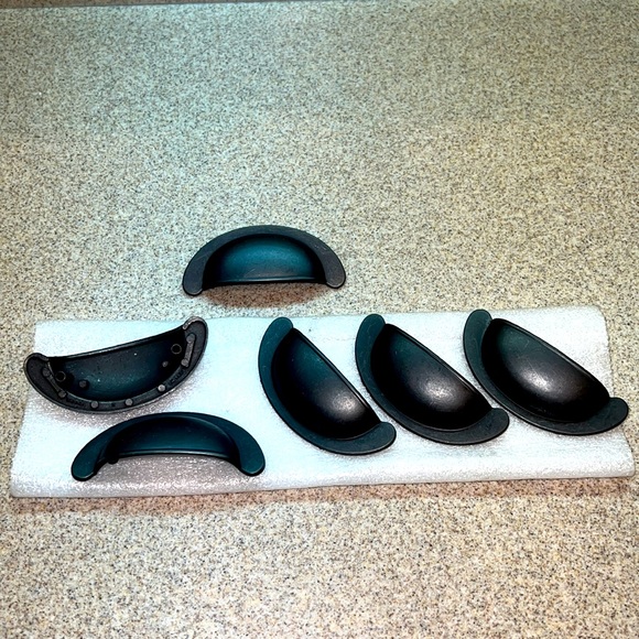 Set of SIX Farmhouse sturdy Drawer/cupboard/Cabinet Handles CUP PULLS kitchen - Picture 3 of 10